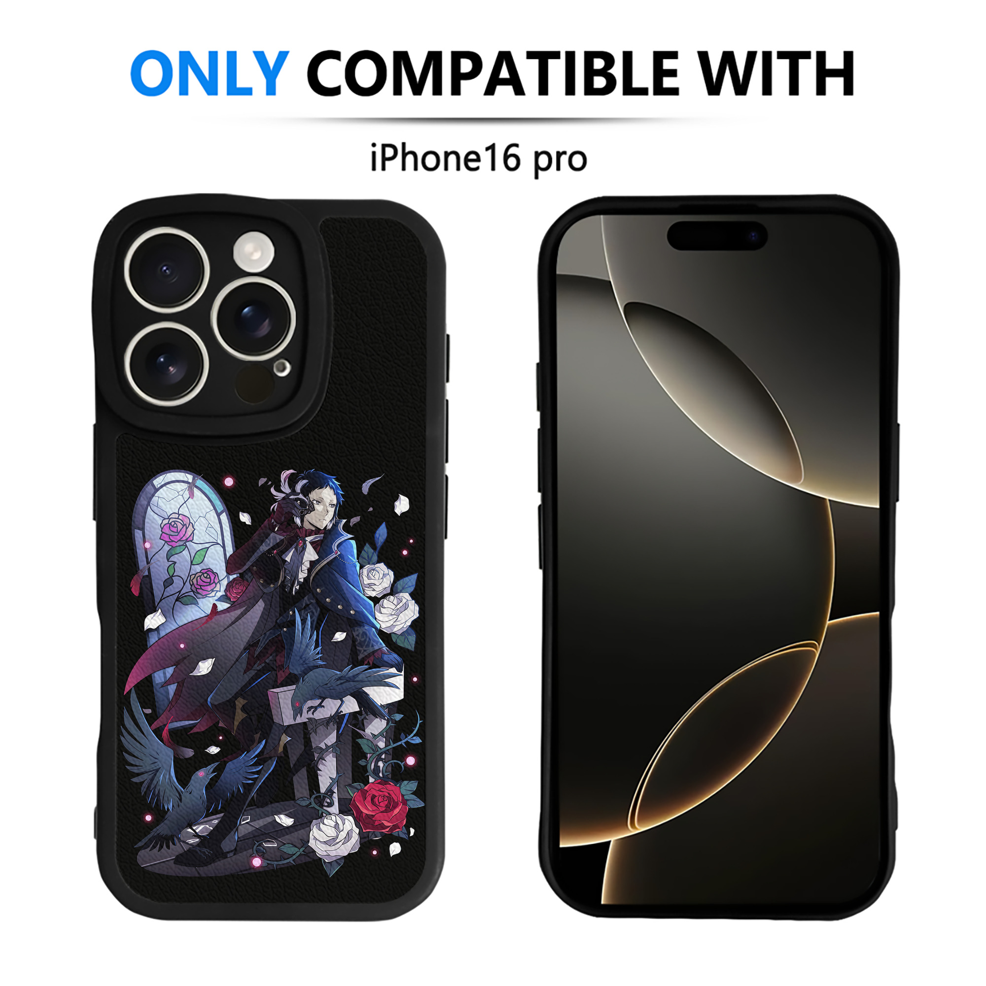 （画像用） 文豪ストレイドッグス Bungo Stray Dogs 【iPhone 16シリーズ対応】シリコンスマホケース（レザー調） 材質：シリコン
